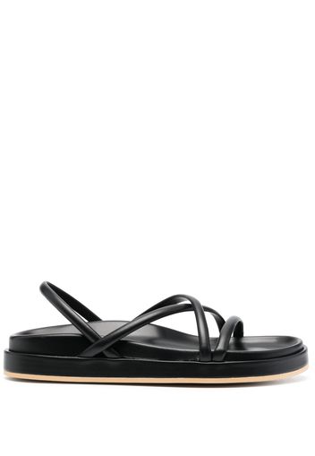 P.A.R.O.S.H. slingback leather sandals - Nero