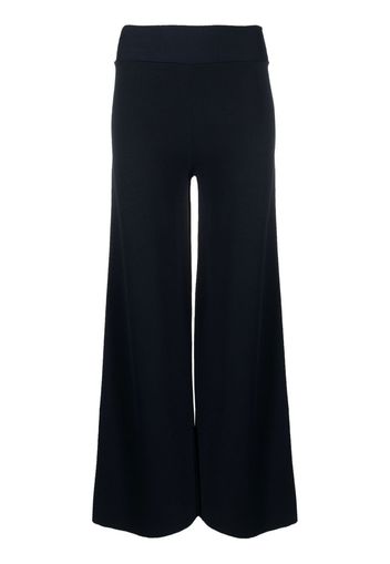 P.A.R.O.S.H. flared knit trousers - Blu