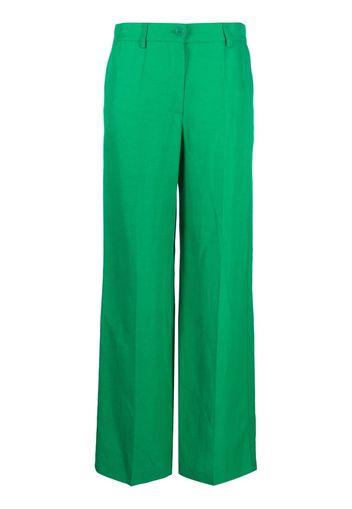 P.A.R.O.S.H. high-rise wide-leg trousers - Verde