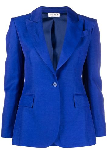 P.A.R.O.S.H. peak-lapels single-breasted blazer - Blu