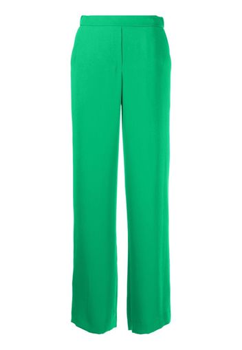 P.A.R.O.S.H. elasticated straight-leg trousers - Verde