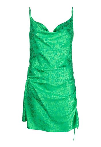 P.A.R.O.S.H. jacquard mini dress - Verde