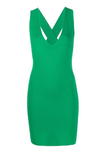 P.A.R.O.S.H. knitted bodycon mini dress - Verde