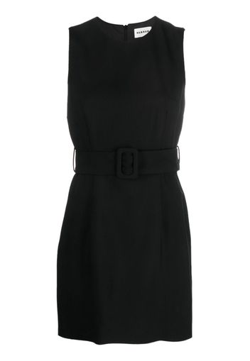 P.A.R.O.S.H. sleeveless belted minidress - Nero