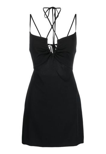 P.A.R.O.S.H. multiple-strap mini dress - Nero