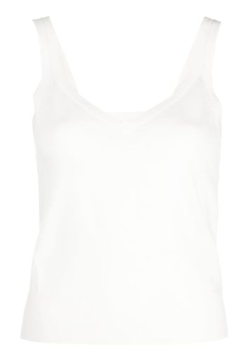 P.A.R.O.S.H. sleeveless wool tank top - Toni neutri