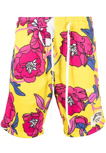 P.A.R.O.S.H. floral-print knee-length shorts - Giallo