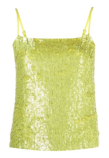 P.A.R.O.S.H. Top con paillettes - Verde