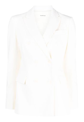 P.A.R.O.S.H. Giacca double-breasted wool-blend blazer - Bianco