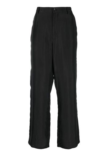 P.A.R.O.S.H. straight-leg silk trousers - Nero