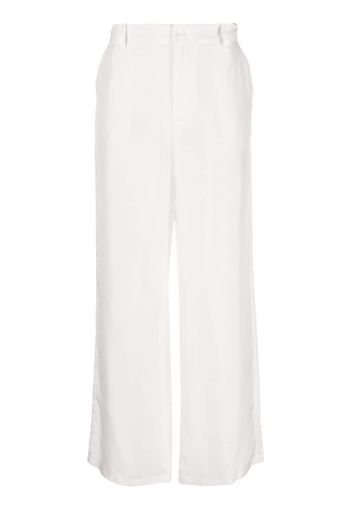 P.A.R.O.S.H. wide-leg silk trousers - Bianco