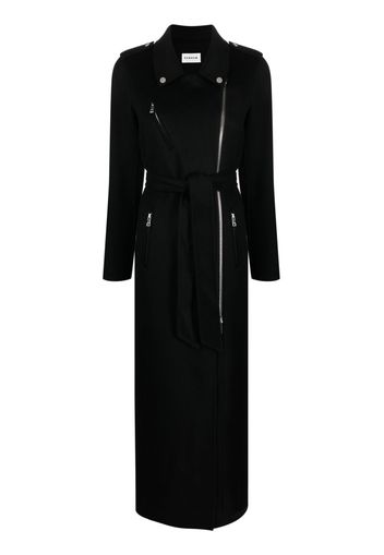 P.A.R.O.S.H. zip-detail wool maxi coat - Nero