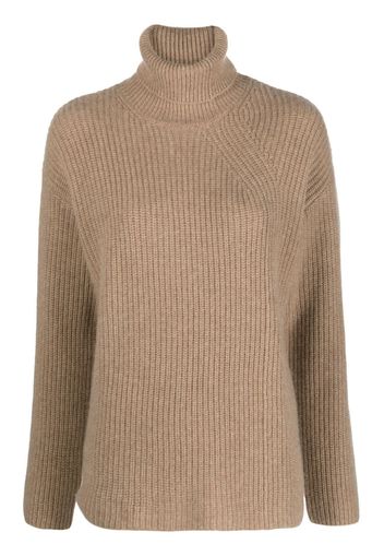 P.A.R.O.S.H. cashmere high-neck jumper - Marrone