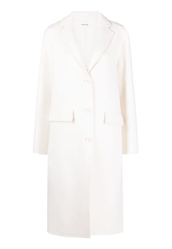 P.A.R.O.S.H. buttoned single-breasted wool coat - Bianco