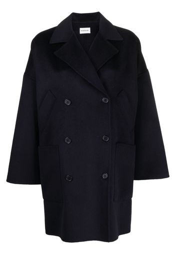 P.A.R.O.S.H. double-breasted cashmere coat - Blu