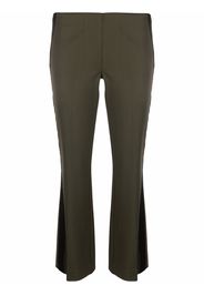 P.A.R.O.S.H. flared wool trousers - Verde