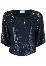 P.A.R.O.S.H. Blusa con paillettes crop