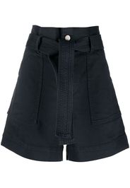 P.A.R.O.S.H. paperbag-waist shorts - Blu