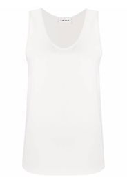 P.A.R.O.S.H. scoop neck vest - Bianco