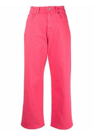 P.A.R.O.S.H. Cabare cropped-leg trousers - Rosa