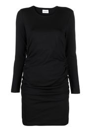 P.A.R.O.S.H. ruched long-sleeve dress - Nero