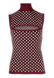 P.A.R.O.S.H. sleeveless knitted top - Rosso