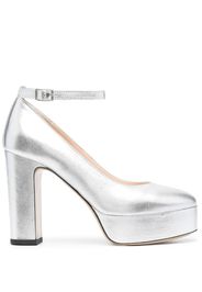 P.A.R.O.S.H. platform Mary Jane pumps - Argento