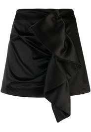 P.A.R.O.S.H. ruffled gathered miniskirt - Nero