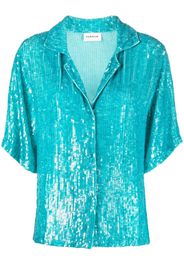 P.A.R.O.S.H. Camicia con paillettes - Blu