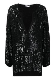 P.A.R.O.S.H. Blusa con paillettes - Nero