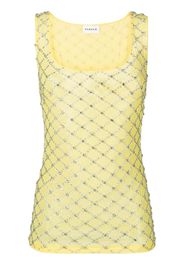 P.A.R.O.S.H. crystal-embellished top - Giallo