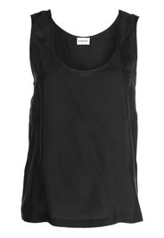 P.A.R.O.S.H. sleeveless silk top - Nero