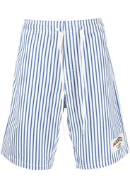 P.A.R.O.S.H. stripe-print knee-length shorts - Bianco