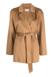 P.A.R.O.S.H. belted double-breasted cashmere coat - Marrone