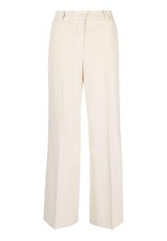 P.A.R.O.S.H. high-waisted corduroy trousers - Bianco