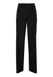 P.A.R.O.S.H. Pantaloni gessati a gamba ampia - Nero
