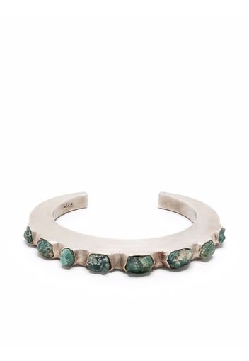 Parts of Four Crescent mineral bracelet - Argento