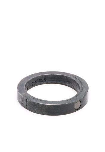 Parts of Four Sistema diamond band ring - Nero