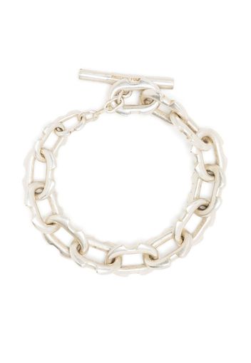 Parts of Four Deco Link Toggle chain bracelet - Argento