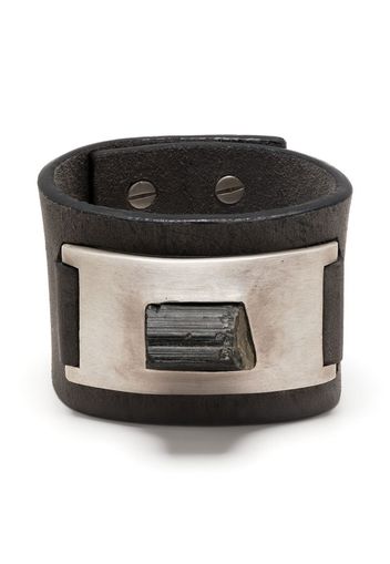 Parts of Four Amulet leather cuff - Grigio