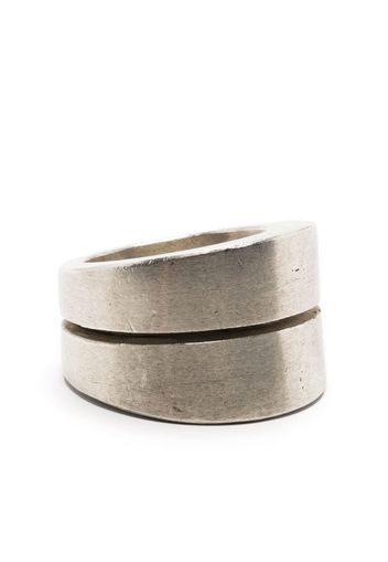 Parts of Four Crevice silver ring - Argento