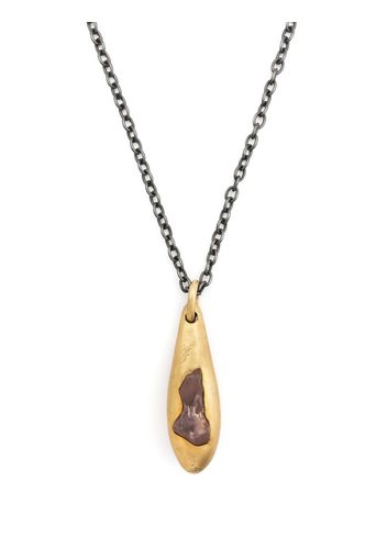 Parts of Four Chrysalis pendant necklace - Argento