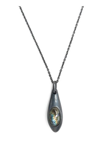 Parts of Four Chrysalis quartz necklace - Argento