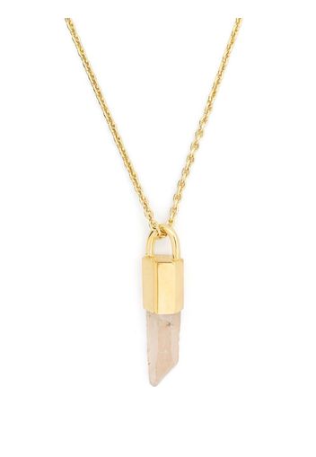 Parts of Four Talisman quartz pendant necklace - Oro