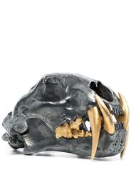 Parts of Four leopard skull decorative object - Argento