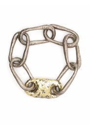 Parts of Four Roman Medium Link bracelet - Argento