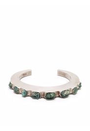 Parts of Four Crescent mineral bracelet - Argento