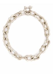 Parts of Four Charm chain necklace - Argento