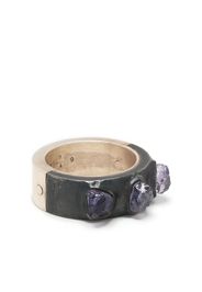 Parts of Four Sistema two-tone crystal ring - Argento