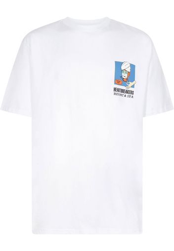 Pas de Mer T-shirt Heartbreakers - Bianco